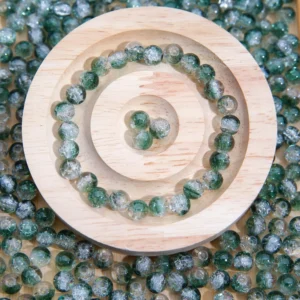 Perles en Verre "Forêt Brouillard"