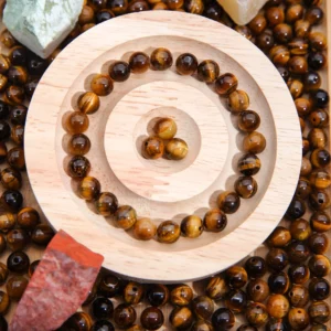 Pierre naturelle "œil de tigre"