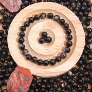 Pierre naturelle "L'Obsidenne argenté"