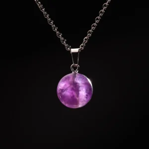 Pendentif pierre "Amethyste"