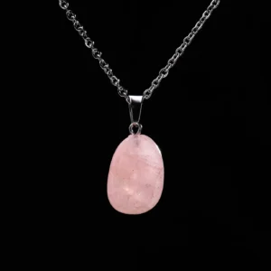 Peneantif pierre " Quartz Rose"