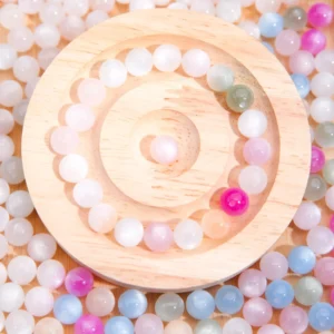 Perle l'oeil de chat en resine modele fonce - - 8mm, 50g