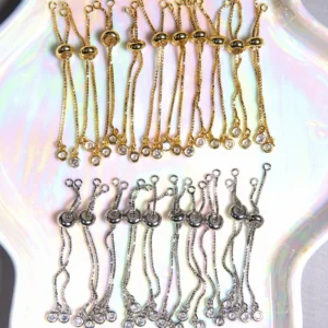 Fermoirs Coulissants 60 mm en Cuivre pour Bracelet