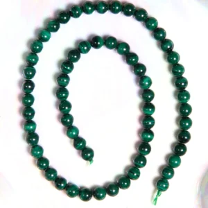 Perle Malachite 6 mm en pierre naturelle